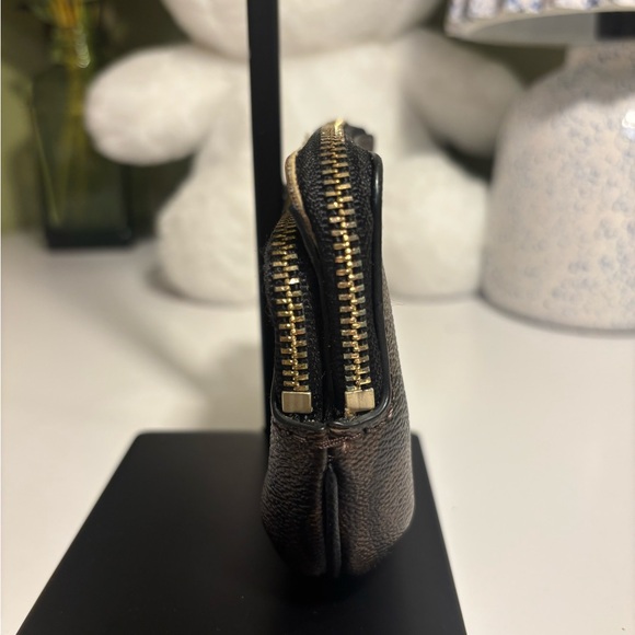 Coach Dark Brown Signature Small wallet - Picture 4 of 8